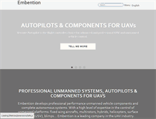 Tablet Screenshot of embention.com